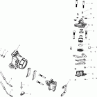 SPORTSMAN 700 - A04CH68AC Задний суппорт