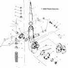 SPORTSMAN 6X6 - A04CL50AA Передняя стойка