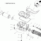 SPORTSMAN 400 - A04CH42AQ Воздушный фильтр