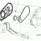 SPORTSMAN 400 - A04CH42AQ Кожух сцепления