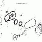 SCRAMBLER 500 4X4 - A04BG50AA Кожух сцепления