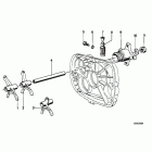 R100GS (47E1) Shifting forks / speedometer pinion / output