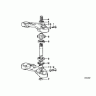 K75C (K569) Fork brace, bottom / top