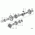 K100 (K589) 5 speed transmission-output shaft