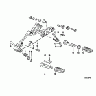 K100 (K589) Footpeg plate / footpeg