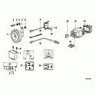 R100GS 91-95 (47E2) Horn / relay / various switches
