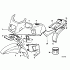 K75RT (K569) Painted parts 675 rot