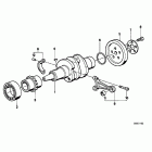 R100GS (47E1) Коленвал  /  шатун