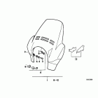 R100GS (47E1) Retrofit kit, slipstream deflector