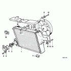 K100 (K589) Radiator - thermostat / fan