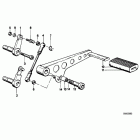 R100GS (47E1) External shifting parts / shift lever