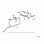 R100GS (47E1) Case holder f low exhaust system
