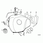 R100GS (47E1) Топливный бак