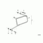 R100RT 88-95 (2478) Set of case holders  /  touring case