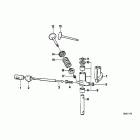 R100GS (47E1) Valves, valve timing gear, rocker arm