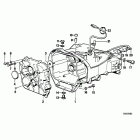 K100 (K589) Transmission hous. / mount. parts / gaskets