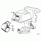 K100 (K589) Top air cleaner housing / air-flow sensor