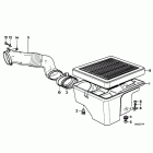 K100 (K589) Bottom air cleaner housing / air cleaner