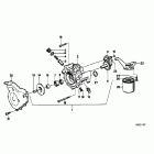 K100 (K589) Waterpump / oilpump - oil filter