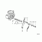R100GS (47E1) Carburetor / throttle control
