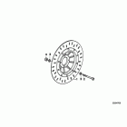 K100 (K589) Brake rotor, front