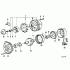 K100 (K589) Alternator, individual parts