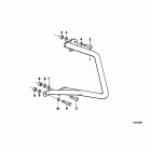 R80RT 85-87 (2472) Mounting parts f rear protection bar