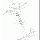 FLSB 1YMJ SPORT GLIDE (2022) FORK BRACKETS, FRONT - FLSB