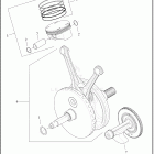 FLRT 1MCP FREEWHEELER (2023) PISTONS AND FLYWHEEL ASSEMBLY - MILWAUKEE-EIGHT® 114 ENG...