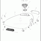 FLTRXSE 1TC6 CVO ROAD GLIDE (2025) Топлевный бак