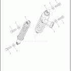 FLTRKSEANV 1TKH CVO ROAD GLIDE LTD ANNIVERSARY (2023) SHOCK ABSORBERS, REAR