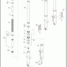 FLFB 1YF9 FAT BOY (2025) FORK, FRONT - FLFB, FLHC, FLSTFI