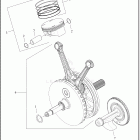 FLTRX 1KHC ROAD GLIDE (2022) PISTONS AND FLYWHEEL ASSEMBLY - MILWAUKEE-EIGHT™ 107