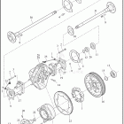 FLRT 1MCP FREEWHEELER (2023) AXLE ASSEMBLY, REAR