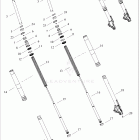 RA1250ST 1ZJS PAN AMERICA 1250 ST (2025) FORK, FRONT - NON-ARH