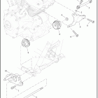 FLTRKSE 1TJH CVO ROAD GLIDE LIMITED (2022) ENGINE MOUNTS AND STABILIZER LINK