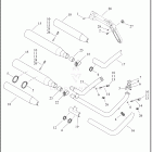 FXST 1BVJ SOFTAIL STANDARD (2023) EXHAUST SYSTEM - FXBBS, FXLRS, FXST