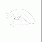 FLTRXSE 1TC6 CVO ROAD GLIDE (2025) FENDER, FRONT