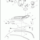 FLHTK 1KEF ULTRA LIMITED (2024) CONSOLE, FUEL TANK - FLHTK AND FLTRK