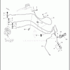 FLTRX 1KH7 ROAD GLIDE (2024) BRAKE LINES, FRONT - ABS