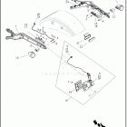 RH975 1ZH1 NIGHTSTER (2022) DOMESTIC LICENSE PLATE BRACKET AND TURN SIGNALS, REAR