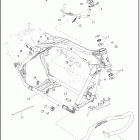 FLTRX 1KH7 ROAD GLIDE (2024) FRAME AND JIFFY STAND - FLHX, FLTRX