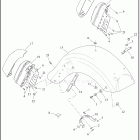 FLTRXRRSE 1TPV CVO ROAD GLIDE RR (2025) FENDER, REAR