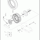 FLTRXSE 1TC6 CVO ROAD GLIDE (2024) Колесо заднее