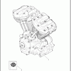 FLTRKSEANV 1TKH CVO ROAD GLIDE LTD ANNIVERSARY (2023) ENGINE ASSEMBLY - MILWAUKEE-EIGHT 117®