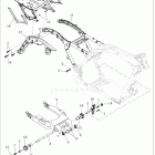 FLHTP 1FMP POLICE ELECTRA GLIDE (2022) FRAME AND FORK, REAR  AND TOUR-PAK SUPPORT