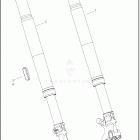 FLTRXRRSE 1TPV CVO ROAD GLIDE RR (2025) FORK, FRONT