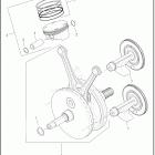 FXST 1BVJ SOFTAIL STANDARD (2023) PISTONS AND FLYWHEEL ASSEMBLY - MILWAUKEE-EIGHT™ 107