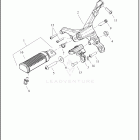 RH1250S 1ZC4 SPORTSTER S (2024) FOOT CONTROL, RIGHT