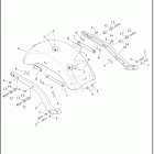 FXLRST 1YXZ LOW RIDER ST (2022) FENDERS AND SUPPORTS, REAR - FXLR, FXLRS, FXLRST, FXRST